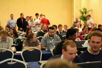 Auditeurs conférence ApacheCon 2006
